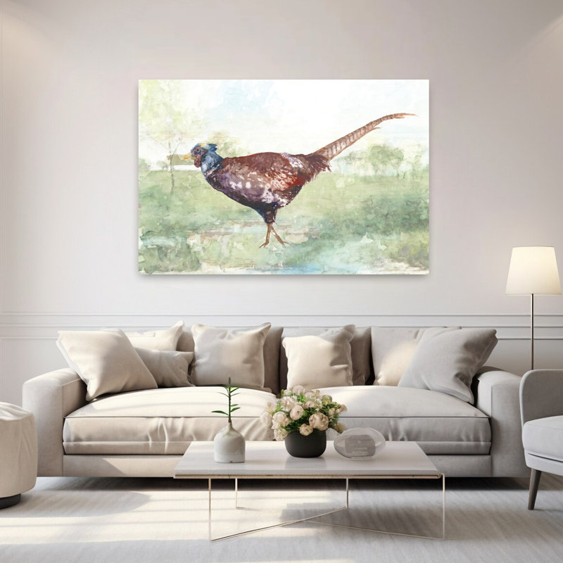 Art contemporain de la faune sauvage Woodland Wanderer 2, H 40 po x l 60 po