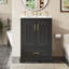 Meuble-lavabo simple 24 po avec plateau en céramique, 2 portes à fermeture douce et 1 tiroir divisé-2072255971