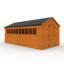 10 ft. W x 20 ft. D Solid Wood Tongue & Groove Apex Garden Shed