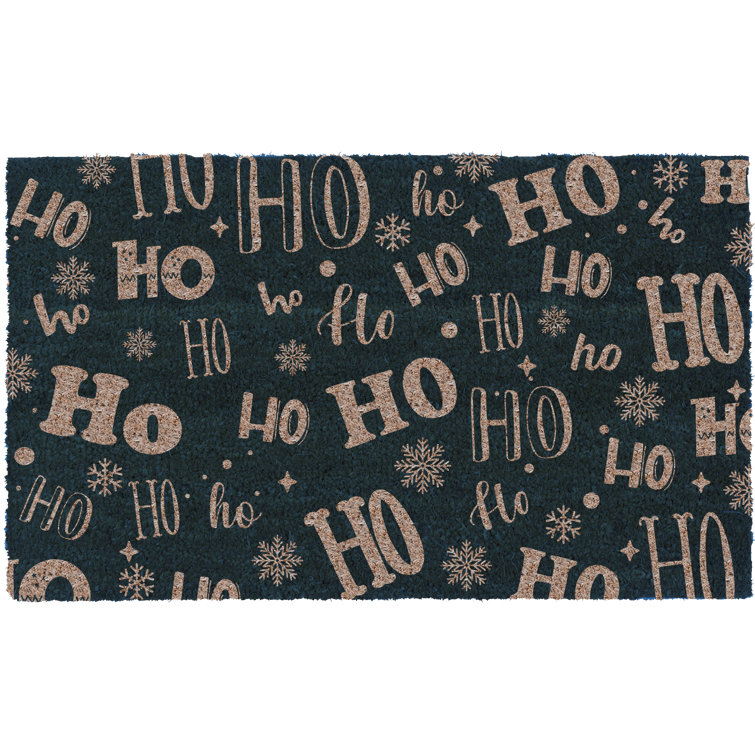 ho. ho. ho. Holiday Outdoor Doormat