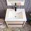 Meuble-lavabo mural simple 24 po avec plateau Roethke-41133437