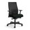 Chaise de travail à dossier moyen HON Ignition 2.0, inclinaison avancée, structure noire, noir
