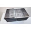 Évier de cuisine en acier inoxydable à double cuve encastrable L 30 po x l 19 po avec grilles de fond-124197785-124197786