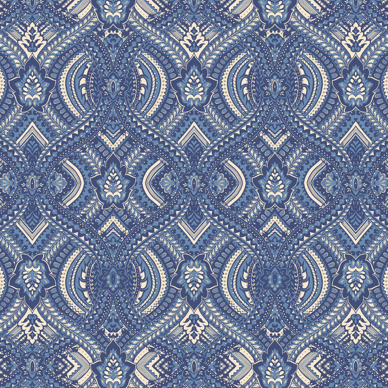 10m x 50cm Matte Wallpaper Roll, Navy Blue