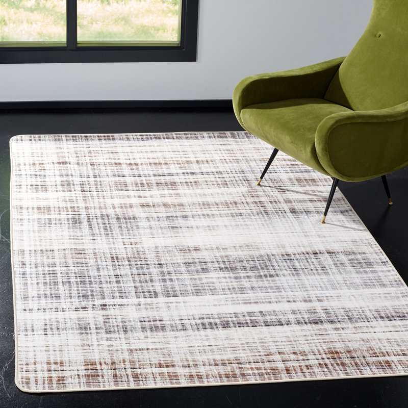 Daytona Performance Machine Washable Abstract Rug, Rectangle 4' x 6'