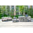 16 - Person Wicker Patio Dining Set with Rectangular Table , Cushions Included