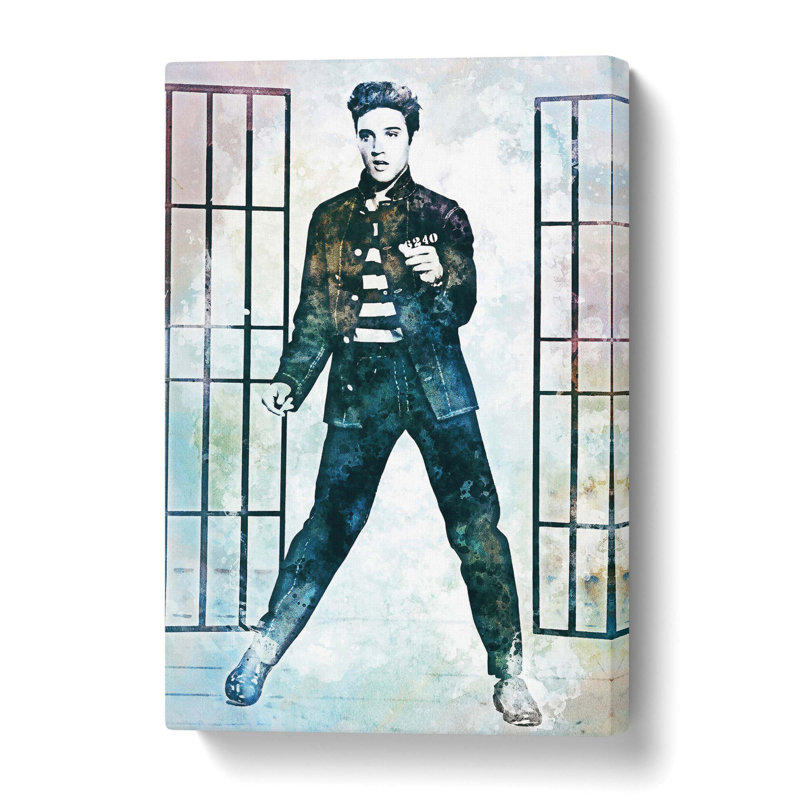 Elvis Presley in Jailhouse Rock - Wrapped Canvas, 61 cm H x 40.6 cm W