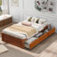 Lit plateforme en bois massif 14,1 po Kutsi-88062838