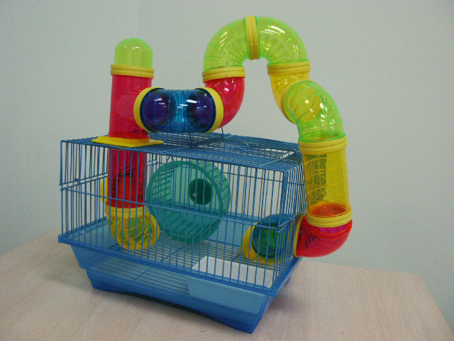 Hamster Cage, Large, Purple