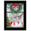 «Christmas Peace» par Ed Wargo, reproduction encadrée prête à accrocher, cadre noir