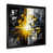 Impression noire sur toile encadrée sélectionné