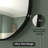 Oval Framed Wall Bathroom Vanity Mirror-937313568