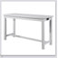 Ensemble de salle à manger 4 pièces à hauteur de comptoir avec finition blanche, ports USB intégrés, prises de courant et 3 tabourets confortables pour la vie moderne-786955969-786955968-786955973