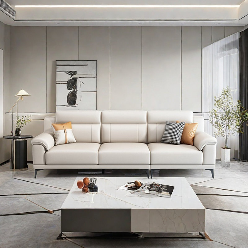 Canapé décontracté simple et moderne, H 35,43 po x l 86,61 po x P 37,79 po, 3