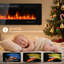 Brayden Studio Black Electric Fireplace with 5000 BTU-1440792079