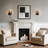 6.3Inch Armed Glass Wall Sconce