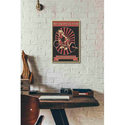 «Gym Motivation», art mural sur toile