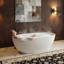 Baignoire de trempage autoportante 63 po. X 30,71 po.