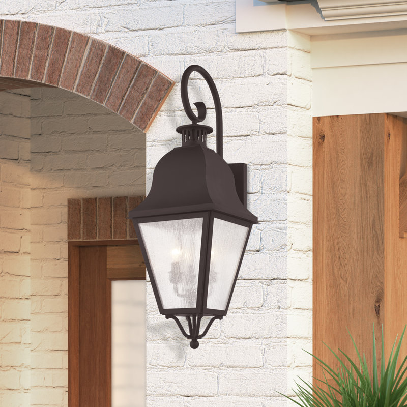 Arnfred Solid Brass Wall Light, 30.5" H x 10.5" W x 13" D, Bronze