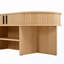 Table basse ovale avec 4 tabourets