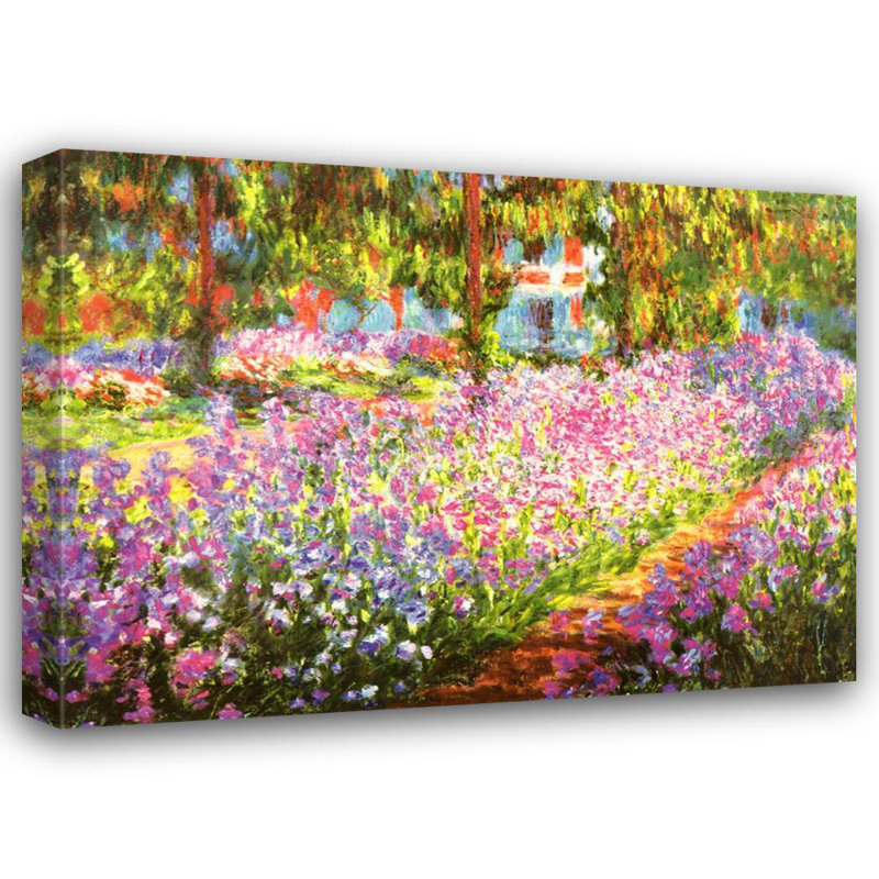 Garden At Giverny, 18" H x 24" W