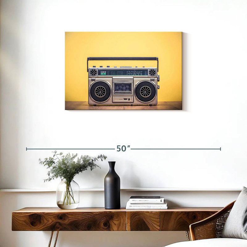 Abarca Boombox, H 20 po x l 30 po