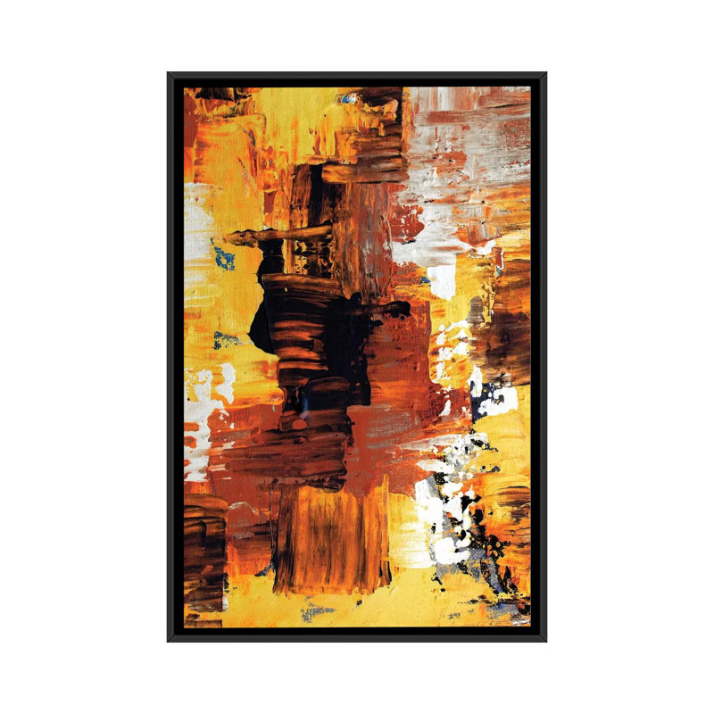 « light », impression sur toile, H 26 po x l 18 po x P 1,5 po, Toile avec cadre noir, Pas de tapis