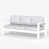 Structure blanche / coussin blanc