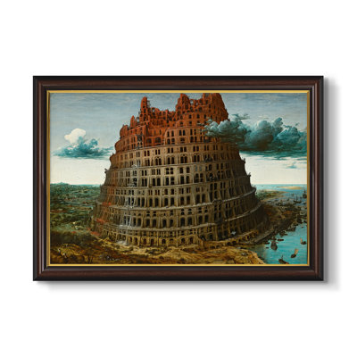 La tour de Babel, v. 1568 - Peter Bruegel l'Ancien - Toile encadrée sur mesure