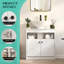 30cm Single Bathroom Vanity Base Only-758940924
