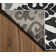 Tapis noir/blanc Margerite