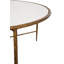 Table basse en fer Onier, or