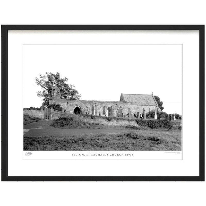 Felton, St Michael's Church C1955 - Single Picture Frame Print, 45cm H x 60cm W x 2.3cm D