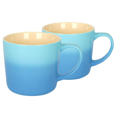 Argon Tableware - Ombre Coffee Mug - Glazed New Bone China Drinking Cup