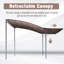 10 pi. L 8 pi. D Pavillon de jardin en acier