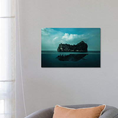 Skull Island 1 Piece Wrapped Canvas Painting