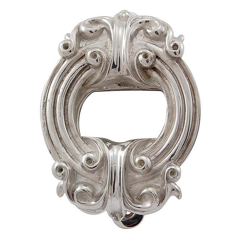 Sforza Door Knocker, Polished Nickel