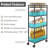 34.25'' H x 17.01'' W Utility Cart with Wheels