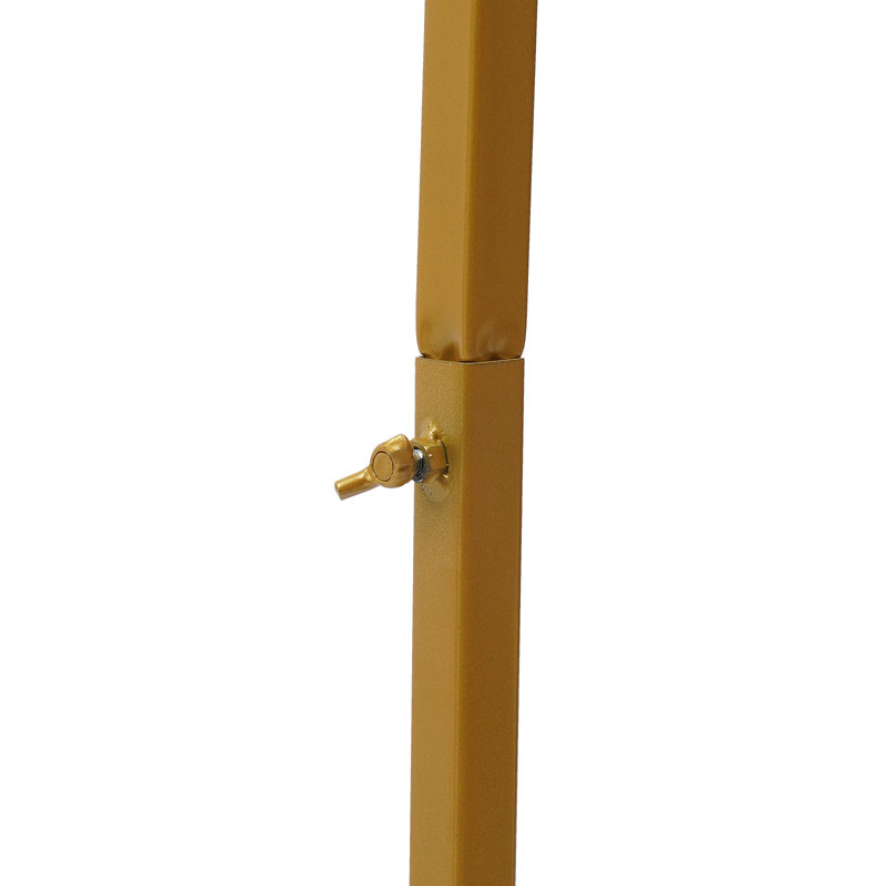 Ensemble de 3 supports en acier pour fond et enseignes de mariage, Or