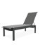 Leeward Sling Marine Grade Polymer Lay-flat Stacking Armless Chaise with Wheels-1928873800-1928873819
