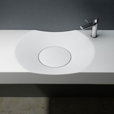Durovin Bathrooms 480mm L x 1000mm W Natural Engineered Stone Rectangular Sink