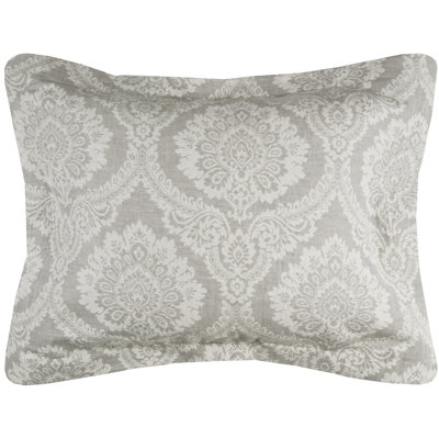 Treina 100% Linen Damask Sham Set
