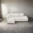 Wool  Facing Sectional Sofa with Chaise-667650250-667650252