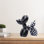 Ornement de statue créative pour chien ballon (1 pièce) - Figurine décorative pour chambre à coucher, bureau, plusieurs couleurs disponibles