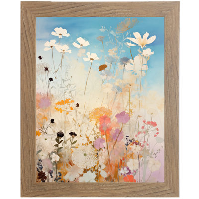 Sun-kissed Wildflowers 2 Floral Framed Art Picture