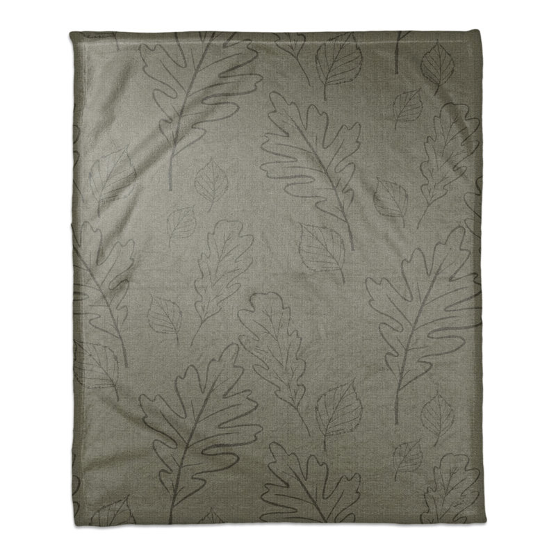 Hand Woven Throw Blanket, Green