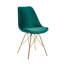 Chaise d'appoint rembourrée en velours Lougenia-1643714250
