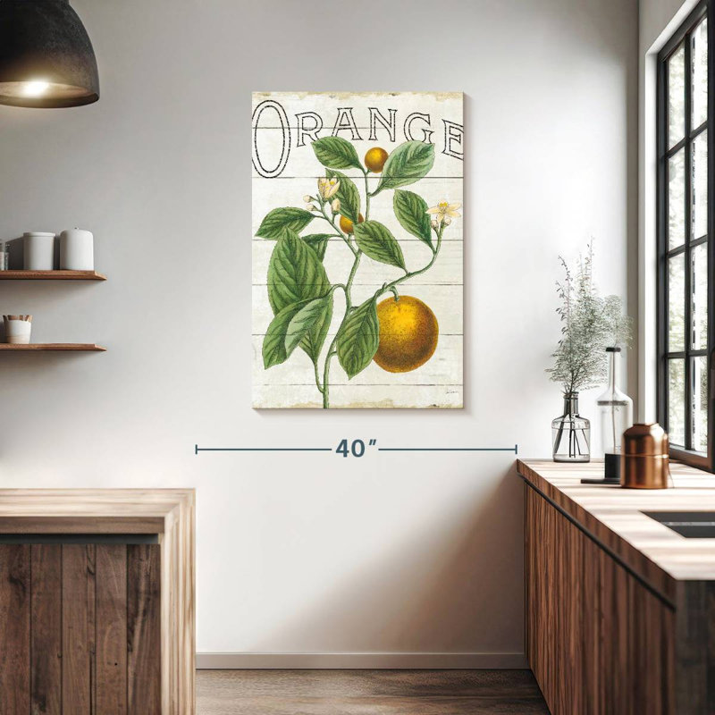 Yarlin Classic Citrus III Shiplap, 39" H x 26" W