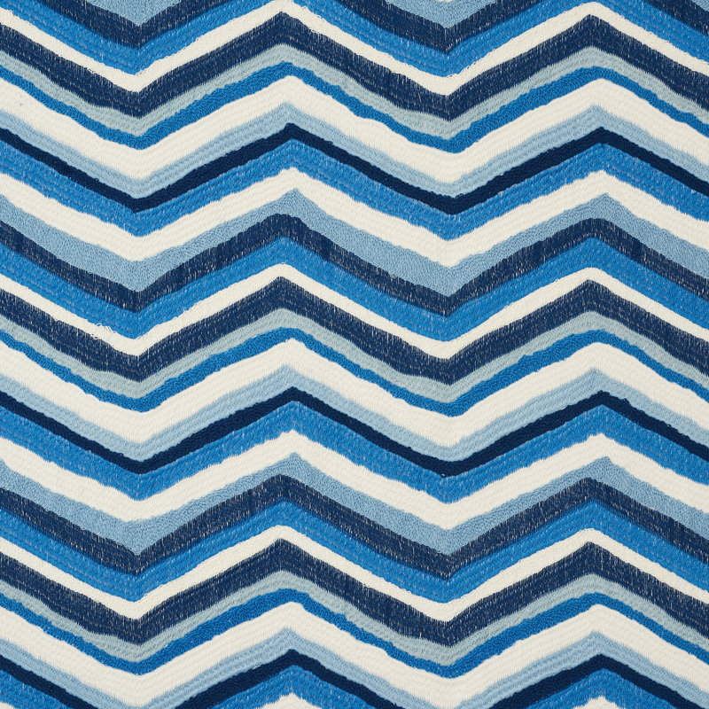 Shasta Embroidery Fabric, Blue