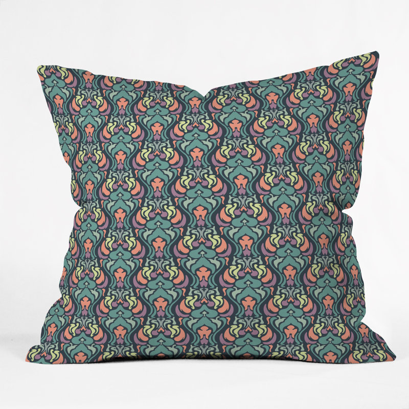 Coussin de jardin arcturus psychédélique, 18 po x 18 po
